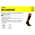 thumbnail image 5 of SIDAS Adult Unisex Comfort Ski Socks, Color: White/Black, Size: 45-47, 5 of 5