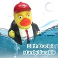 thumbnail image 2 of Pato Goma Trump Baño para Bebé Patitos (sombrero Con Pulgares Hacia Arriba) Rojo, 2 of 6