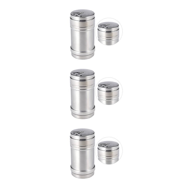 Moyic Tarro de especias con tapa giratoria, botella de condimentos, ajo, pimienta, dispensador de azúcar, herramienta de cocina para Type1 NO1