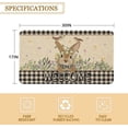 thumbnail image 3 of Spring Summer Door Mat 30 X 17 Inch Easter Bunny Welcome Doormat Indoor Outdoor Entrance Floor Rug Non Slip Spring Summer Decor Rubber Mats, 3 of 6