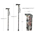 thumbnail image 5 of Riklu Walking Cane, Folding Cane for Men & Women, Portable Lightweight, 5-Level Adjustable Height, Collapsible Cane for Seniors Balancing Mobility Aid, 5 of 5