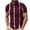 Multicolor#16, variant on ZCFZJW Men's Classic Fit 100% Cotton Soft Short Sleeve Colorful Stripe Print Polo Shirt Big and Tall Regular Fit Casual Button up V Neck Henley Shirts Tops Multicolor#09 XL