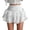 A-White843, variant on XIAOCHA High Waist Bow Tiered Ruffled Skort for Women Voluminous Coquette-Inspired Casual Short Skirt