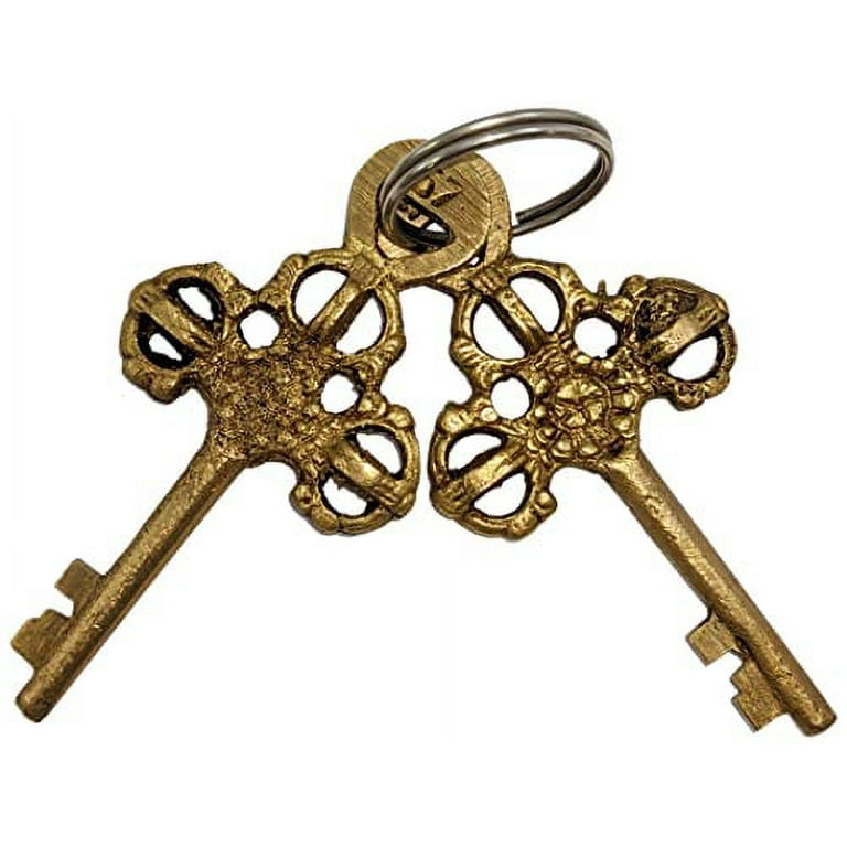 Beautiful Solid Brass Skeleton Key Blank