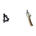 thumbnail image 6 of CarpNettore Desktop Figurine Set Thinker Abstract Sculpture African Figurine Art Crafts Desk Collectible Minimalist Ornament Made of Resin Suitable for Office Hom, 6 of 8