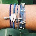 thumbnail image 2 of Funie 5 Pcs/set Boho Femmes Charme Ananas Bracelet Perlé Bijou Cadeau, 2 of 7
