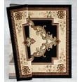 thumbnail image 3 of United Weavers Drachma Patras Traditional Medallion Accent Rug, Black, 1'10" x 2'8", 3 of 5