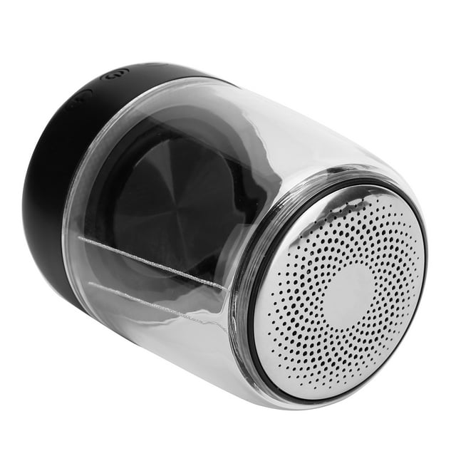 Speaker HIFI Stereo Sound Subwoofer with LED Light Portable for Outdoor Travel Party
