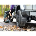 thumbnail image 4 of Fits 2004-2014 Ford F-150 Weathertech Mud Flap 110002 Direct-Fit; Set of 2; Contoured; Without Logo; Black; Thermoplastic; QuickTurn Fastening System, 4 of 5