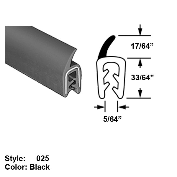 Water and Weather Resistant Rubber PushOn Seal with Rubber Wiper