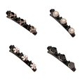 thumbnail image 4 of Sparkling Crystal Stone Braided Hair Clips for Women Multi Clip Hair Barrette,Style 4 (4pcs), 4 of 5
