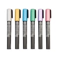thumbnail image 2 of Royal & Langnickel Chalk Marker, 2.0mm Tips, Metallic Colors, 6 Pack, 2 of 7