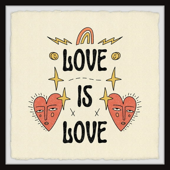 Marmont Hill Love Is Everything Framed Painting Print