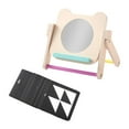 thumbnail image 3 of Montessori, juguete de espejo de tiempo para bebés, tarjetas en y negro, juguete de aprendizaje sensorial, actividades de alto contraste, para, 3 of 9