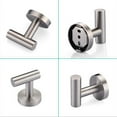 thumbnail image 6 of Bestyol Towel Hooks, Bathroomssus 304 Stainless Steel, Kitchen,Coat Robe Hook for Bathroom Stainless Steel ,2 pack Silver, 6 of 6