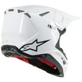 thumbnail image 2 of Alpinestars Supertech M-10 Carbon Helmet - Solid - Glossy White - LG, 2 of 2