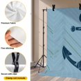 thumbnail image 4 of Light Blue Nautical Anchor Photography Backdrop 7x5FT, Coastal Lines Vintage Mottled Texture Photo Backdrops, Background for Photography Studio Photo Studio Background, Back Drop for Photoshoot, 4 of 9