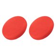thumbnail image 1 of Fundas de taburete redondas de 2 piezas, fundas de silla redondas Diámetro 12-14", cojines de asiento de silla redonda Naranja, 1 of 6