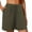 Army Green, variant on LOVZFMLL Shorts for Women 2025 Trendy Casual Summer Beach Shorts with Pockets Comfy Lounge Shorts Walking Running Shorts Black M