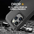 thumbnail image 5 of Funda protectora resistente de 360 ​​grados Doom Armor, de metal, impermeable y a prueba de golpes - Plateada, para iPhone 14, 5 of 5