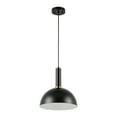 thumbnail image 5 of SAFAVIEH Montecito LED Black Iron Pendant Light with Black Shade, 5 of 8