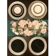 thumbnail image 5 of Beaded Placemats Set of 4 for Dining Table, Table Placemats, 14 Inches Round - Gold Ivory, 5 of 6