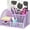 Light Purple, variant on EXERZ Wire Mesh Desk Organizer - Purple