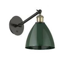 Innovations Lighting - Plymouth Dome - 1 Light Wall Sconce In Industrial
