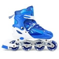thumbnail image 4 of Patines en Línea Patines en línea iluminados ajustables con ruedas iluminadas para niños y adultos p Tomshoo Patines en Línea, 4 of 7
