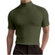 thumbnail image 2 of pstuiky camisetas de hombre, Blusa de verano ajustada informal de color liso con cuello redondo y manga corta para hombre ropa de hombre xxxl, 2 of 9