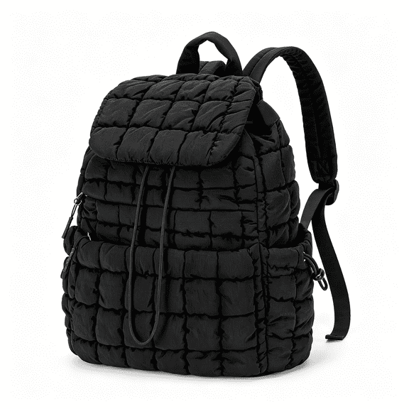 GASTROPOD Puffy Quilted Backpack Purse for Women,Casual Lightweight Daypack for Women Travel | Purse,Casual Lightweight Puffer Backpack for Women