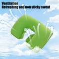 thumbnail image 6 of Inflatable Travel Neck Pillow, PVC Flocked U-Shaped Cushion, Portable Design with Size 34x23x11cm for Aviation, Camping, and Home, 6 of 6