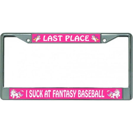 Fantasy Baseball Last Place I Suck Chrome License Plate Frame Walmart Canada