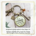 thumbnail image 4 of As For Me and My House We Will Serve The Lord Gutsy Goodness Bronze Keychain Faith Inspired House Key Charm, 4 of 8