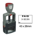 thumbnail image 1 of Printtoo Heavy Duty Dater Stamp Office Stationery With Paid By Text Self Inking Date Rubber Stamp-Black, 1 of 1