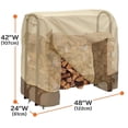 thumbnail image 1 of Outdoor Waterproof Sunscreen Firewood Shed Wood Cover 600d Oxford Firewood Racks Cover Log Rack Waterproof Firewood Cover Fit Wood Rack, 1 of 3