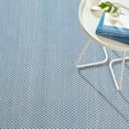 thumbnail image 6 of Dash & Albert Finn Handwoven Indoor/Outdoor Rug, 5' x 8', Denim, 6 of 7