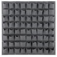 thumbnail image 1 of Maceta vertical para colgar en la pared, para jardín, interior y exterior, con 72 bolsillos, color gris, 1 of 14