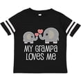 thumbnail image 3 of Inktastic My Grampa Loves Me Grandchild Gift Boys or Girls Toddler T-Shirt, 3 of 5