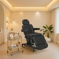 thumbnail image 2 of BarberPub 3-Motor Electric Facial Bed for Esthetician, Salon Spa, Professional Treatment & Massage Table, 2 of 11