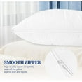 thumbnail image 3 of Safe and Sound Waterproof Quilted Pillow Protector, Queen - Super Soft and Breathable (2 Count), 3 of 7