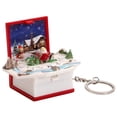 thumbnail image 1 of WRKEKC Clearance Christmas Folding Bounce Book Mini Keychain Christmas Pendant, 1 of 5