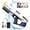 Blue, variant on Automatic High Capacity Electric Squirt Toy, 39Ft Long Range Water Blaster for Summer Pool Beach Party