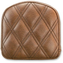 Gravestone Sissy Bar Pad for Explorer-LS & Step-Up-LS Seat - 6.5in. x 6.5in. - Brown