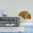 thumbnail image 2 of Bandeja de resina con forma de gato moderna con hojas de ginkgo, decoración de pared, escultura abstracta para mesa de comedor, sala de estar, oficina, 2 of 8