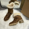 thumbnail image 6 of POROPL Womens Ankle Boots Chunky Fleece Shoes,Boots for Women Size 9.5, 6 of 6