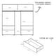thumbnail image 4 of Ropero Armario Bari Gales Wengue con Maletero 200x200x50 Closet MDP, 4 of 9