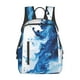 thumbnail image 1 of Fotbe Blue White Fluid Art Mochila Ligera para Hombres y Mujeres - Duradera y Resistente al Agua, Ideal para Escuela, Trabajo, Viajes y Uso Diario, 1 of 7