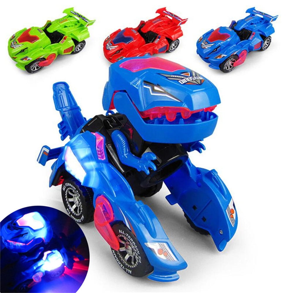Details about   Transforming Dinosaur LED Car T-Rex Toys With Light Sound Kids Electric toy UKN# 