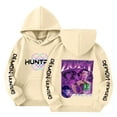 thumbnail image 1 of Demon Pop Hunters Movie Hoodie, HUNTR/X Rumi,Mire Zoeyy Kids Long Sleeve Hoodie,HUNTR/X Print,Girls' Fashion Casual Long Sleeve Printed Crew Neck Hoodie Top, 1 of 4